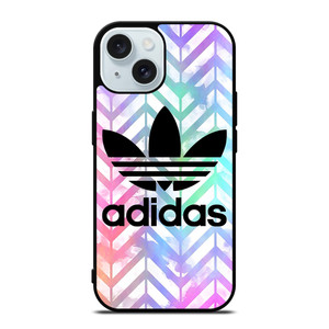 ADIDAS COLORFUL ZIG ZAG LOGO iPhone 15 Case Cover ADIDAS COLORFUL ZIG ZAG LOGO iPhone 15 Case Cover
