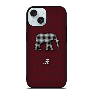 ALABAMA CRIMSON TIDE ELEPHANT ICON iPhone 15 Case Cover ALABAMA CRIMSON TIDE ELEPHANT ICON iPhone 15 Case Cover