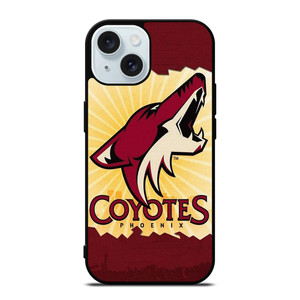 ARIZONA COYOTES NHL HOCKEY LOGO iPhone 15 Case Cover ARIZONA COYOTES NHL HOCKEY LOGO iPhone 15 Case Cover