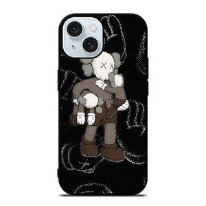 BABY KAWS BLACK iPhone 15 Case Cover BABY KAWS BLACK iPhone 15 Case Cover
