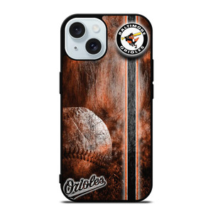BALTIMORE ORIOLES BASEBALL RUSTY LOGO iPhone 15 Case Cover