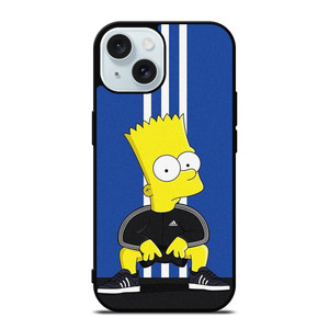 BART SIMPSONS ADIDAS STRIPE iPhone 15 Case Cover