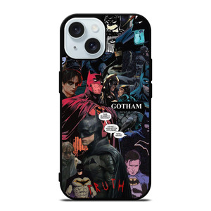 BATMAN GOTHAM CITY COLLAGE iPhone 15 Case Cover