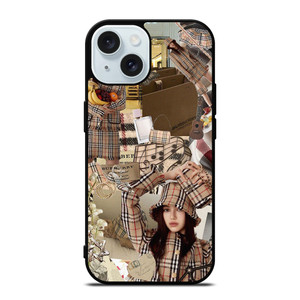 BURBERRY DANIELLE NEWJEANS iPhone 15 Case Cover BURBERRY DANIELLE NEWJEANS iPhone 15 Case Cover
