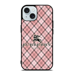 BURBERRY LONDON PINK PATTERN iPhone 15 Case Cover