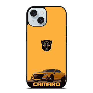 CHEVROLET CAMARO BUMBLEBEE TRANSFORMERS iPhone 15 Case Cover CHEVROLET CAMARO BUMBLEBEE TRANSFORMERS iPhone 15 Case Cover