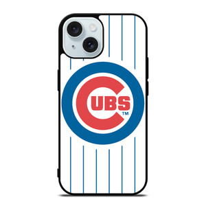 CHICAGO CUBS BASEBALL TEAM STRIPE iPhone 15 Case Cover