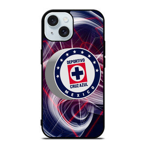 DEPORTIVO CRUZ AZUL MEXICO ABSTRACT LOGO iPhone 15 Case Cover