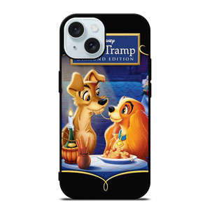 DISNEY LADY AND THE TRAMP CARTOON iPhone 15 Case Cover