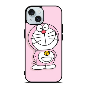 DORAEMON CARTOON PINK iPhone 15 Case Cover