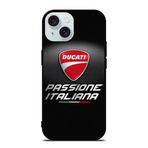 DUCATI PASIONE ITALIANA EMBLEM iPhone 15 Case Cover DUCATI PASIONE ITALIANA EMBLEM iPhone 15 Case Cover