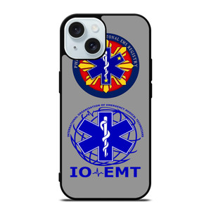 EMT EMS REGISTERED PARAMEDIC LOGO iPhone 15 Case Cover