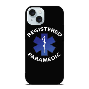 EMT EMS REGISTERED PARAMEDIC SYMBOL iPhone 15 Case Cover