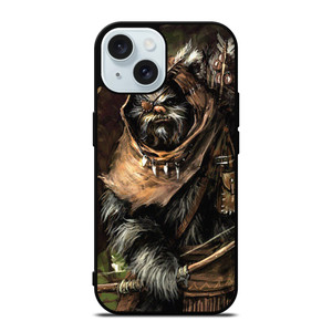 EWOK STAR WARS MOVIES ART iPhone 15 Case Cover