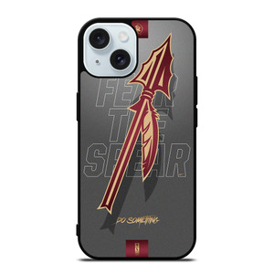 FEAR THE SPEAR FLORIDA SEMINOLES SYMBOL iPhone 15 Case Cover FEAR THE SPEAR FLORIDA SEMINOLES SYMBOL iPhone 15 Case Cover