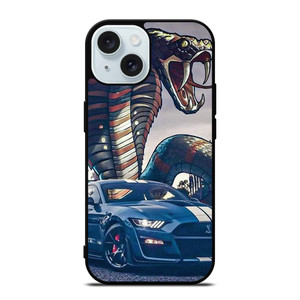 FORD MUSTANG SHELBY ILLUSTRATION iPhone 15 Case Cover