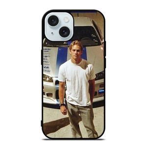IN MEMORIAM PAUL WALKER FAST AND FURIOUS iPhone 15 Case Cover IN MEMORIAM PAUL WALKER FAST AND FURIOUS iPhone 15 Case Cover