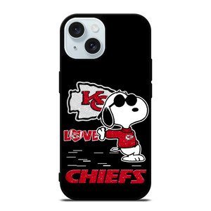 KANSAS CITY CHIEFS NFL SNOOPY iPhone 15 Case Cover KANSAS CITY CHIEFS NFL SNOOPY iPhone 15 Case Cover