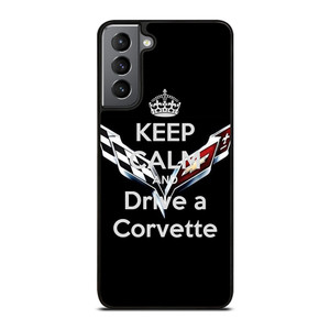 KEEP CALM AND DRIVE CORVETTE  Samsung Galaxy S21 Plus Case Cover