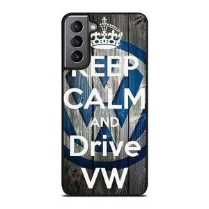 KEEP CALM AND DRIVE VOLKWAGEN VW Samsung Galaxy S21 Plus Case Cover KEEP CALM AND DRIVE VOLKWAGEN VW Samsung Galaxy S21 Plus Case Cover
