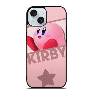 KIRBY GAMES PINK iPhone 15 Case Cover KIRBY GAMES PINK iPhone 15 Case Cover