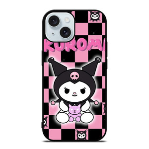 KUROMI HELLO KITTY CAT CARTOON iPhone 15 Case Cover KUROMI HELLO KITTY CAT CARTOON iPhone 15 Case Cover
