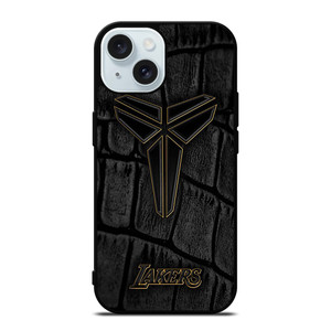 LA LAKERS NBA BLACK SKIN iPhone 15 Case Cover