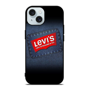 LEVIS LEVI STRAUSS CO JEANS LABELS iPhone 15 Case Cover LEVIS LEVI STRAUSS CO JEANS LABELS iPhone 15 Case Cover