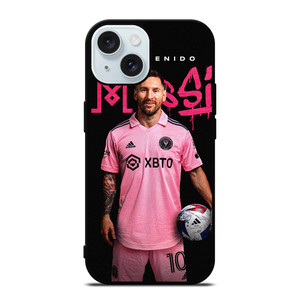 LIONEL MESSI INTER MIAMI SOCCER iPhone 15 Case Cover