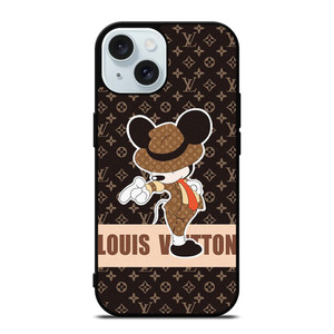 LOUIS VUITTON MICKEY MOUSE MICHAEL JACKSON iPhone 15 Case Cover