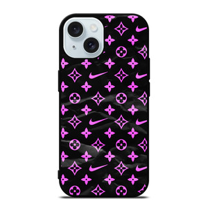 LOUIS VUITTON NIKE PURPLE iPhone 15 Case Cover LOUIS VUITTON NIKE PURPLE iPhone 15 Case Cover