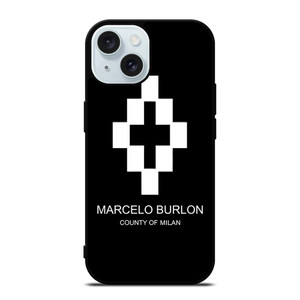 MARCELO BURLON MILAN LOGO iPhone 15 Case Cover