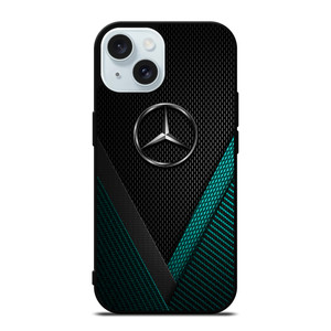 MERCEDES BENZ CARBON EMBLEM iPhone 15 Case Cover