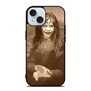 MONA LISA HORROR SCARY iPhone 15 Case Cover MONA LISA HORROR SCARY iPhone 15 Case Cover