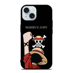MONKEY D LUFFY ANIME LOGO iPhone 15 Case Cover MONKEY D LUFFY ANIME LOGO iPhone 15 Case Cover