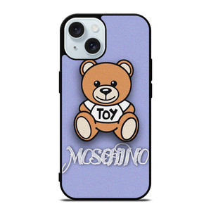 MOSCHINO TOY LOGO PURPLE iPhone 15 Case Cover MOSCHINO TOY LOGO PURPLE iPhone 15 Case Cover