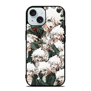 NAGITO KOMAEDA DANGANRONPA COLLAGE iPhone 15 Case Cover NAGITO KOMAEDA DANGANRONPA COLLAGE iPhone 15 Case Cover