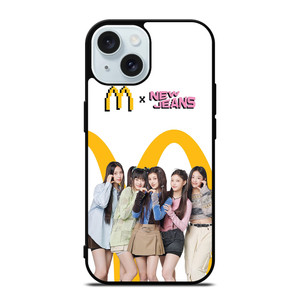 NEWJEANS X MCDONALDS KPOP iPhone 15 Case Cover NEWJEANS X MCDONALDS KPOP iPhone 15 Case Cover