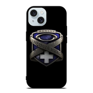OAKLEY INFINITE HERO EMBLEM iPhone 15 Case Cover OAKLEY INFINITE HERO EMBLEM iPhone 15 Case Cover