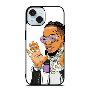OFFSET RAPPER CARTOON iPhone 15 Case Cover