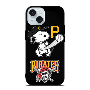 PITTSBURGH PIRATES SNOOPY BASEBALL iPhone 15 Case Cover PITTSBURGH PIRATES SNOOPY BASEBALL iPhone 15 Case Cover