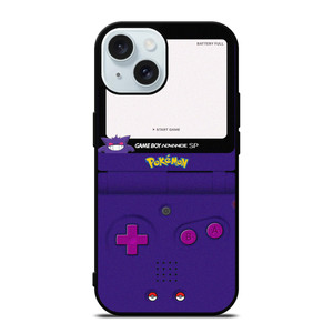 POKEMON GENGAR GAME ADVANCE SP iPhone 15 Case Cover POKEMON GENGAR GAME ADVANCE SP iPhone 15 Case Cover