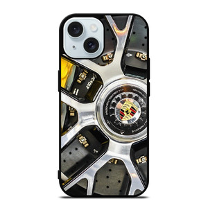 PORSCHE WHEEL CHROME iPhone 15 Case Cover PORSCHE WHEEL CHROME iPhone 15 Case Cover