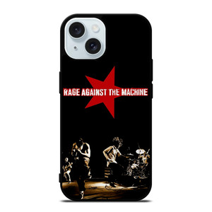 RAGE AGAINTS THE MACHINE ROCK BAND CONCERT iPhone 15 Case Cover RAGE AGAINTS THE MACHINE ROCK BAND CONCERT iPhone 15 Case Cover