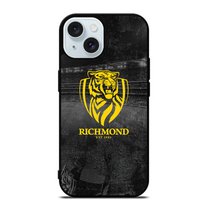RICHMOND TIGERS SYMBOL BLACK iPhone 15 Case Cover RICHMOND TIGERS SYMBOL BLACK iPhone 15 Case Cover