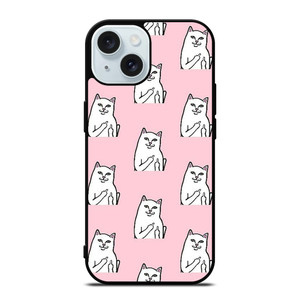 RIPNDIP PINK PATTERN iPhone 15 Case Cover RIPNDIP PINK PATTERN iPhone 15 Case Cover