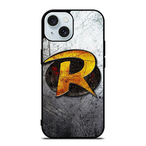 ROBIN DC COMICS GRUNGE LOGO iPhone 15 Case Cover ROBIN DC COMICS GRUNGE LOGO iPhone 15 Case Cover