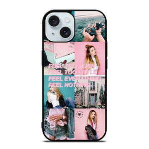 SABRINA CARPENTER FEEL COLLAGE iPhone 15 Case Cover SABRINA CARPENTER FEEL COLLAGE iPhone 15 Case Cover