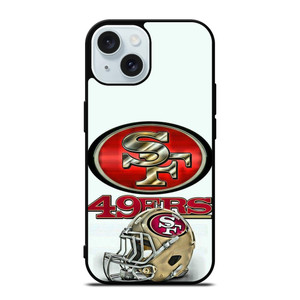 SAN FRANCISCO 49ERS HELMET FOOTBALL iPhone 15 Case Cover