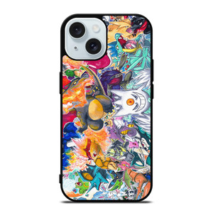 SHINY POKEMON ANIME COLLAGE iPhone 15 Case Cover SHINY POKEMON ANIME COLLAGE iPhone 15 Case Cover